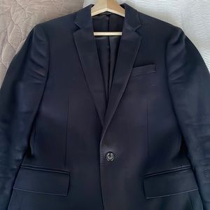 J Crew single button mens herringbone Ludlow blazer.